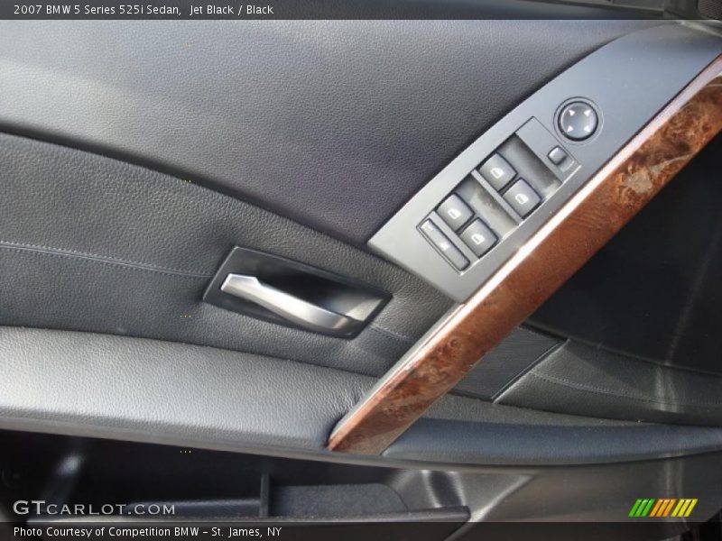 Jet Black / Black 2007 BMW 5 Series 525i Sedan