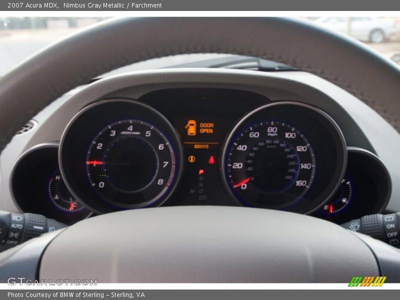 Nimbus Gray Metallic / Parchment 2007 Acura MDX