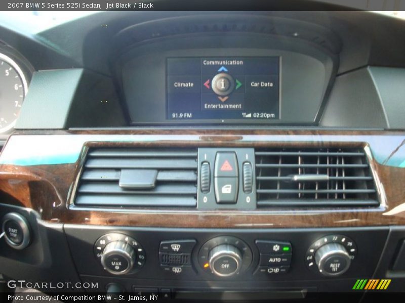 Jet Black / Black 2007 BMW 5 Series 525i Sedan