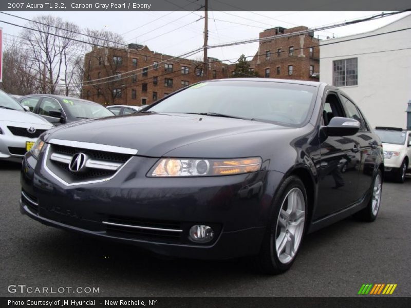 Carbon Gray Pearl / Ebony 2007 Acura TL 3.2