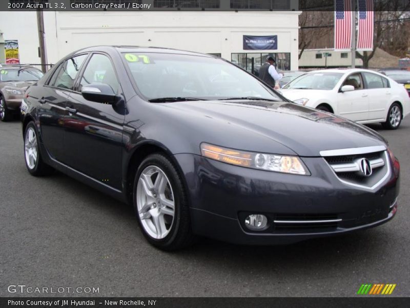 Carbon Gray Pearl / Ebony 2007 Acura TL 3.2