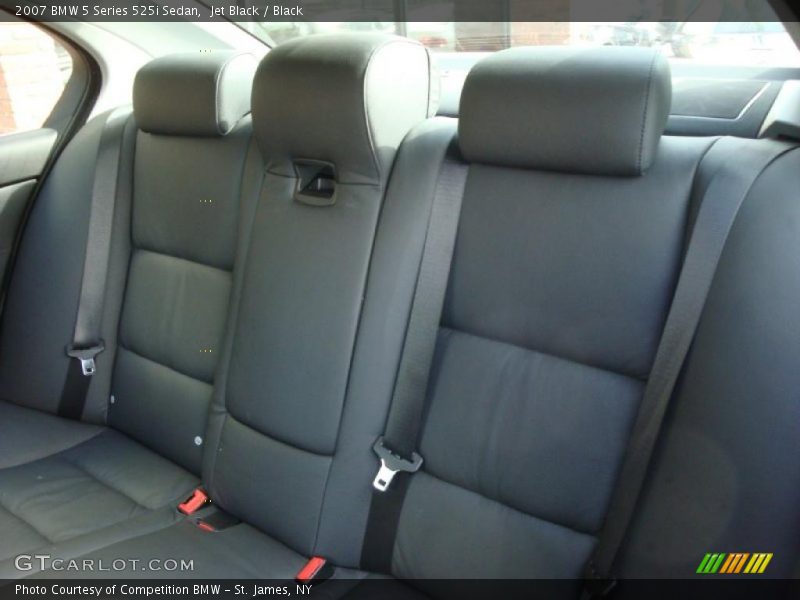 Jet Black / Black 2007 BMW 5 Series 525i Sedan