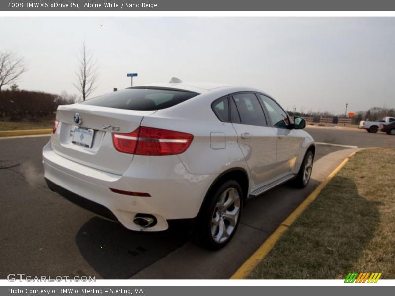 Alpine White / Sand Beige 2008 BMW X6 xDrive35i