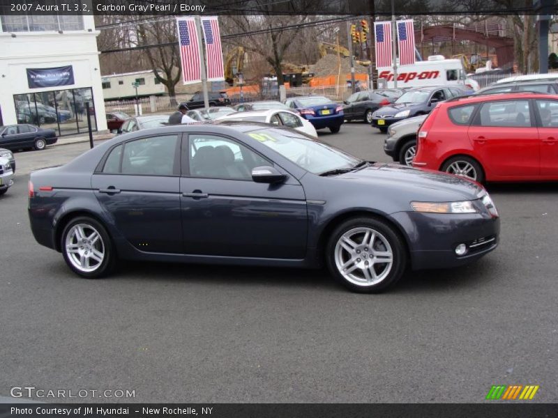 Carbon Gray Pearl / Ebony 2007 Acura TL 3.2