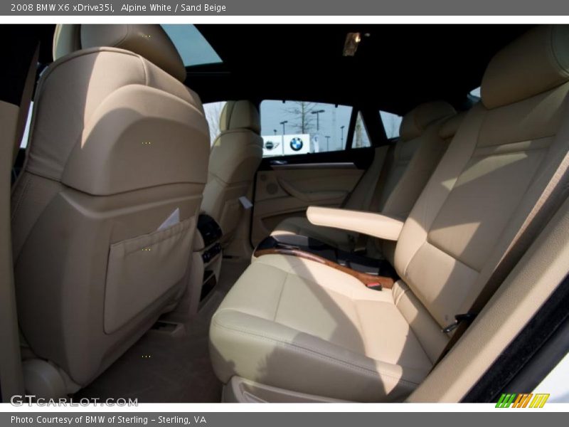 Alpine White / Sand Beige 2008 BMW X6 xDrive35i