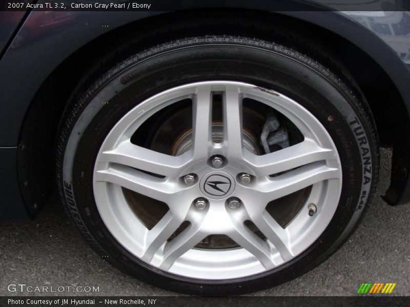 Carbon Gray Pearl / Ebony 2007 Acura TL 3.2