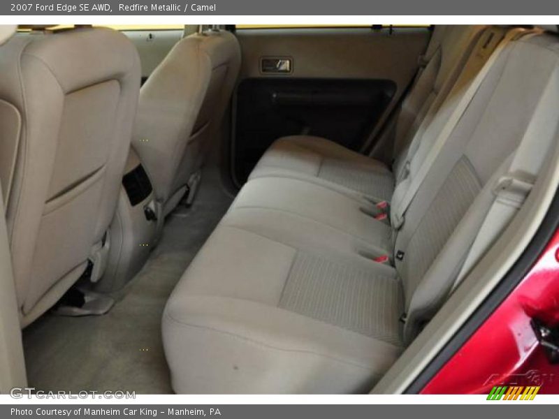 Redfire Metallic / Camel 2007 Ford Edge SE AWD