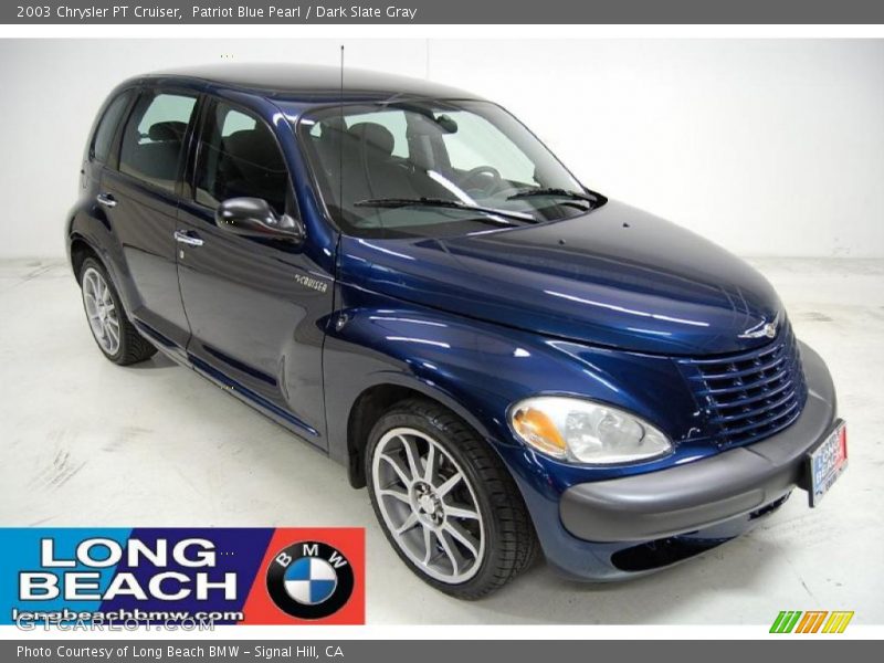 Patriot Blue Pearl / Dark Slate Gray 2003 Chrysler PT Cruiser