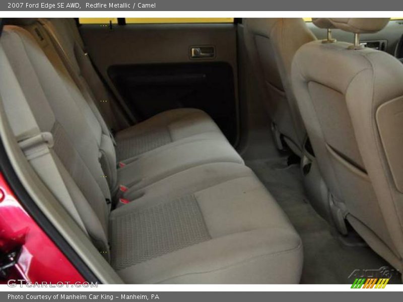 Redfire Metallic / Camel 2007 Ford Edge SE AWD