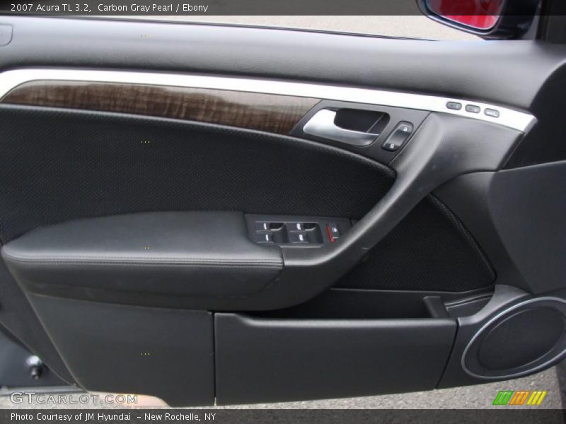 Carbon Gray Pearl / Ebony 2007 Acura TL 3.2