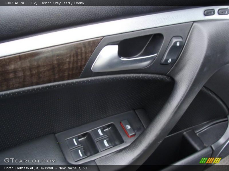 Carbon Gray Pearl / Ebony 2007 Acura TL 3.2