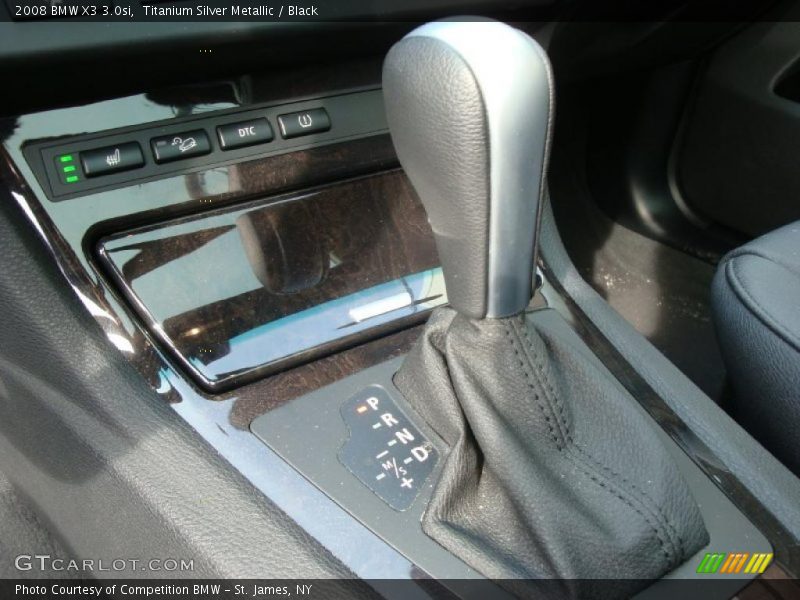 Titanium Silver Metallic / Black 2008 BMW X3 3.0si