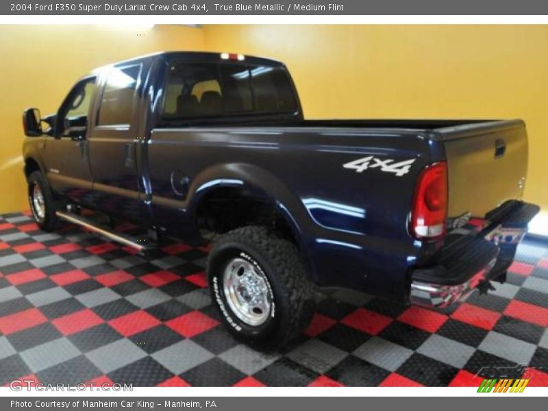 True Blue Metallic / Medium Flint 2004 Ford F350 Super Duty Lariat Crew Cab 4x4