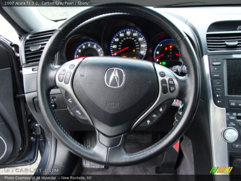 Carbon Gray Pearl / Ebony 2007 Acura TL 3.2