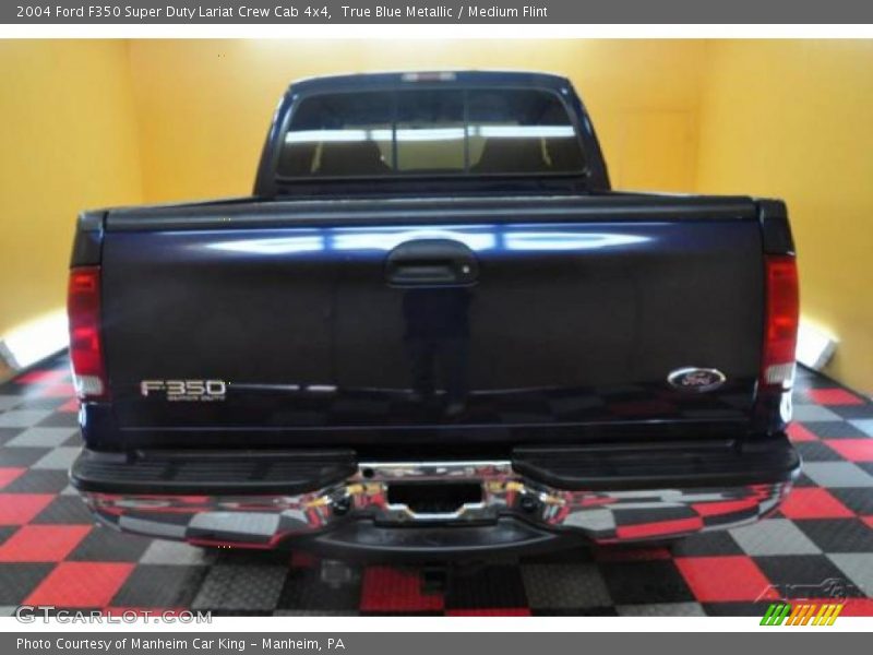 True Blue Metallic / Medium Flint 2004 Ford F350 Super Duty Lariat Crew Cab 4x4