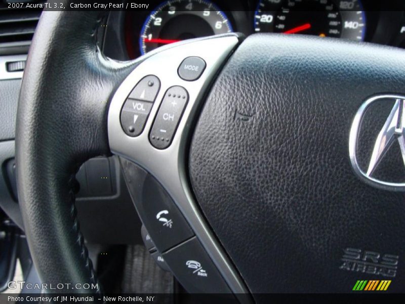 Carbon Gray Pearl / Ebony 2007 Acura TL 3.2