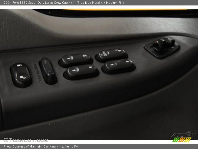 True Blue Metallic / Medium Flint 2004 Ford F350 Super Duty Lariat Crew Cab 4x4