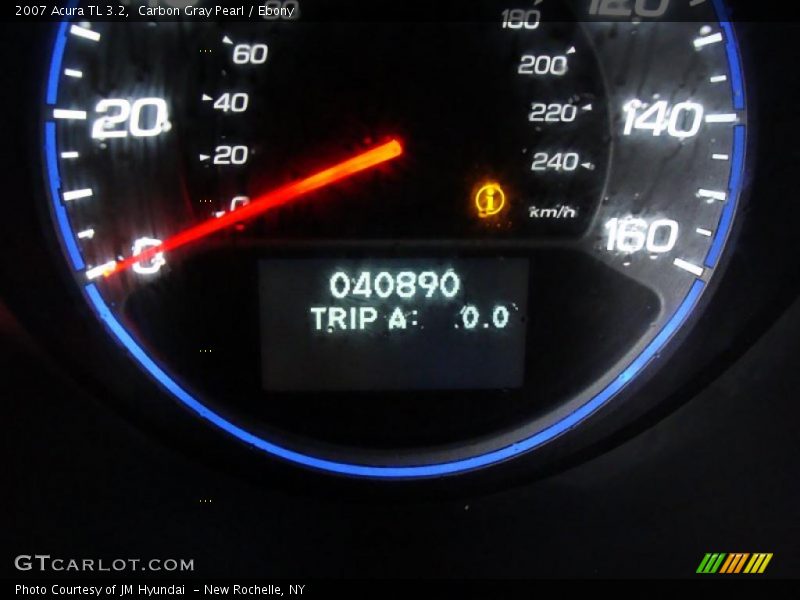 Carbon Gray Pearl / Ebony 2007 Acura TL 3.2
