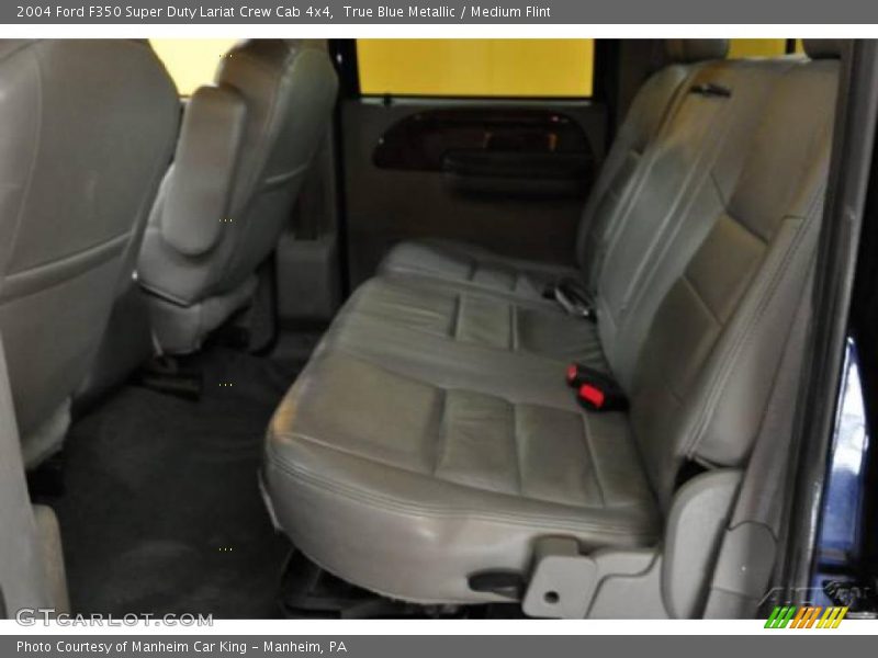 True Blue Metallic / Medium Flint 2004 Ford F350 Super Duty Lariat Crew Cab 4x4