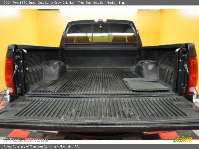True Blue Metallic / Medium Flint 2004 Ford F350 Super Duty Lariat Crew Cab 4x4