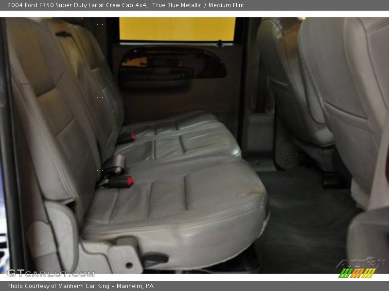 True Blue Metallic / Medium Flint 2004 Ford F350 Super Duty Lariat Crew Cab 4x4