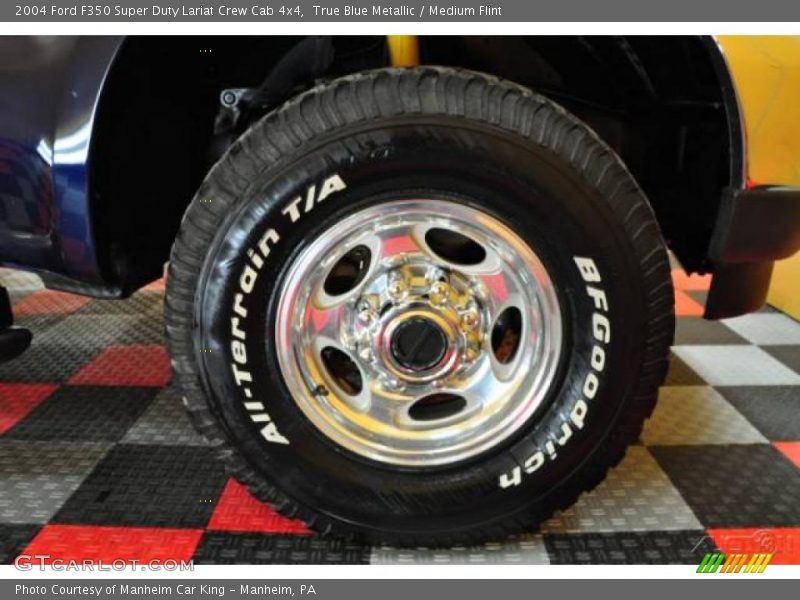 True Blue Metallic / Medium Flint 2004 Ford F350 Super Duty Lariat Crew Cab 4x4