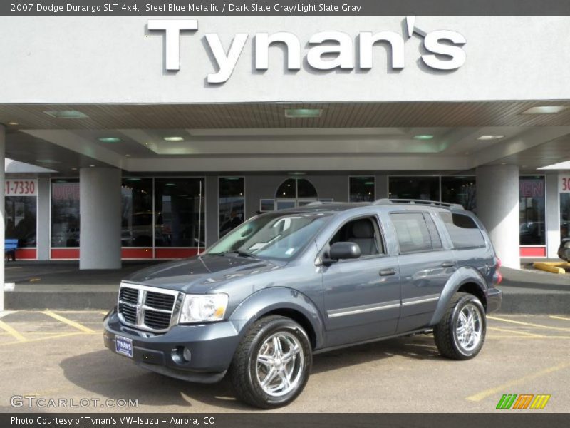 Steel Blue Metallic / Dark Slate Gray/Light Slate Gray 2007 Dodge Durango SLT 4x4
