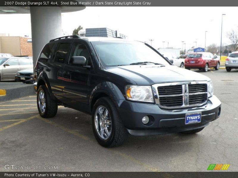 Steel Blue Metallic / Dark Slate Gray/Light Slate Gray 2007 Dodge Durango SLT 4x4