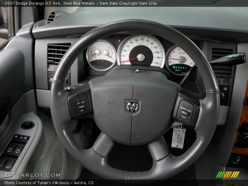 Steel Blue Metallic / Dark Slate Gray/Light Slate Gray 2007 Dodge Durango SLT 4x4