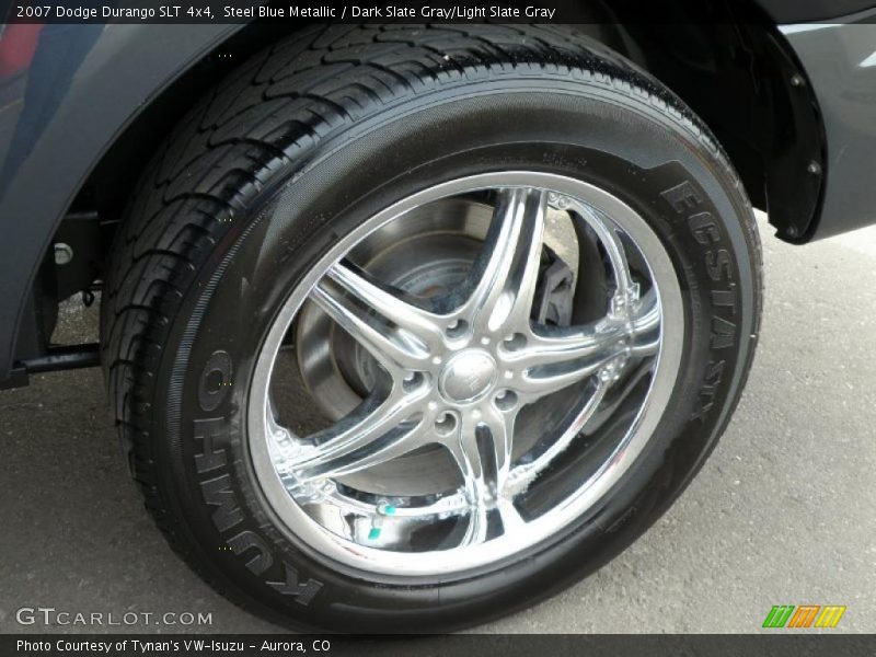 Steel Blue Metallic / Dark Slate Gray/Light Slate Gray 2007 Dodge Durango SLT 4x4