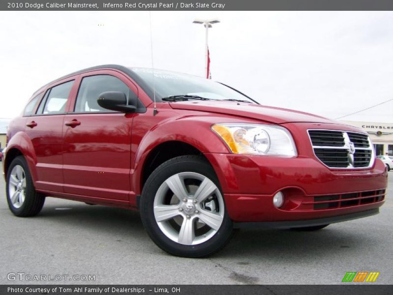 Inferno Red Crystal Pearl / Dark Slate Gray 2010 Dodge Caliber Mainstreet