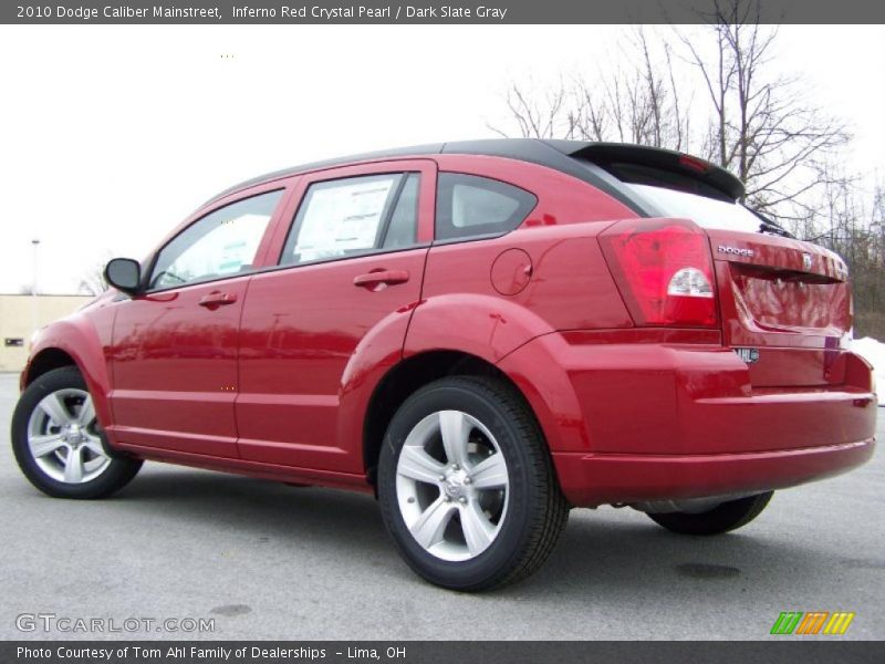 Inferno Red Crystal Pearl / Dark Slate Gray 2010 Dodge Caliber Mainstreet