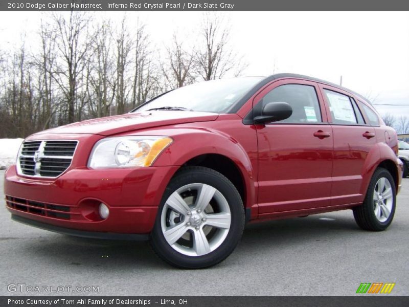 Inferno Red Crystal Pearl / Dark Slate Gray 2010 Dodge Caliber Mainstreet
