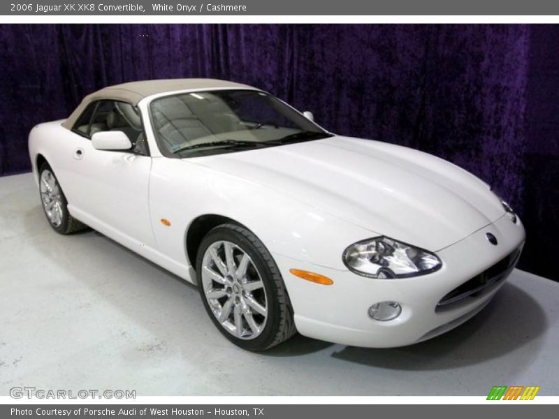 White Onyx / Cashmere 2006 Jaguar XK XK8 Convertible
