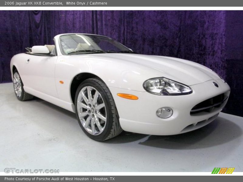 White Onyx / Cashmere 2006 Jaguar XK XK8 Convertible