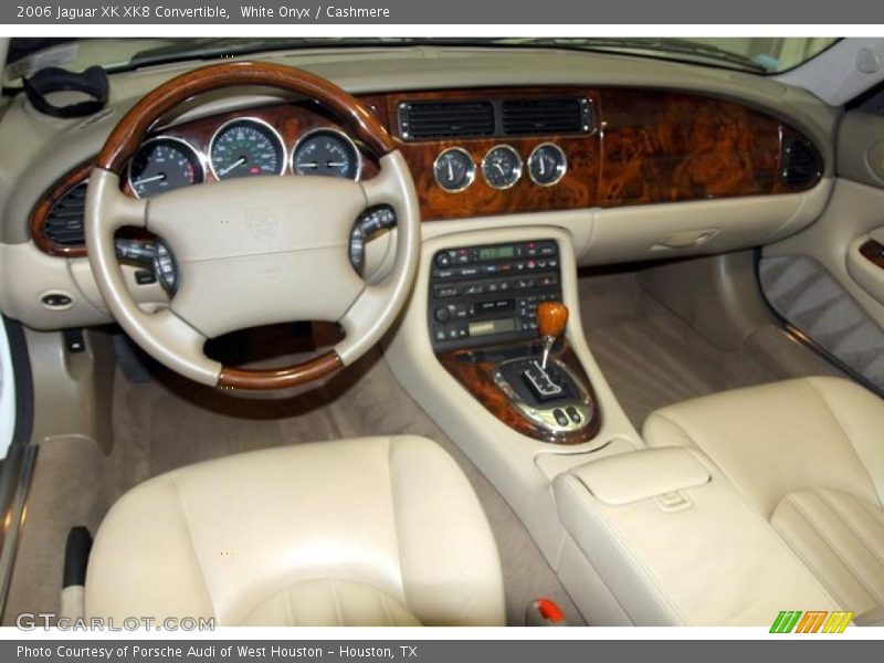 White Onyx / Cashmere 2006 Jaguar XK XK8 Convertible