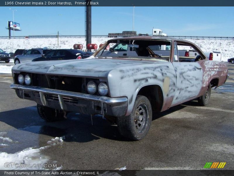 Primer / Black 1966 Chevrolet Impala 2 Door Hardtop