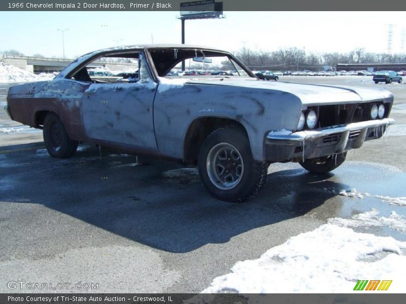 Primer / Black 1966 Chevrolet Impala 2 Door Hardtop