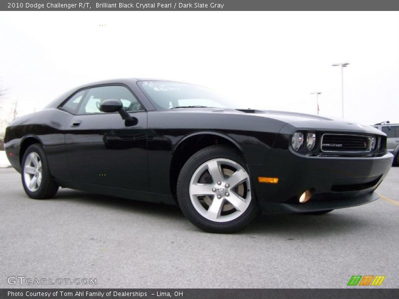 Brilliant Black Crystal Pearl / Dark Slate Gray 2010 Dodge Challenger R/T
