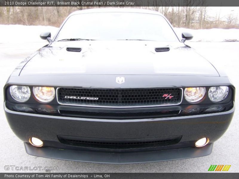 Brilliant Black Crystal Pearl / Dark Slate Gray 2010 Dodge Challenger R/T