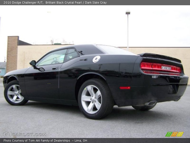 Brilliant Black Crystal Pearl / Dark Slate Gray 2010 Dodge Challenger R/T