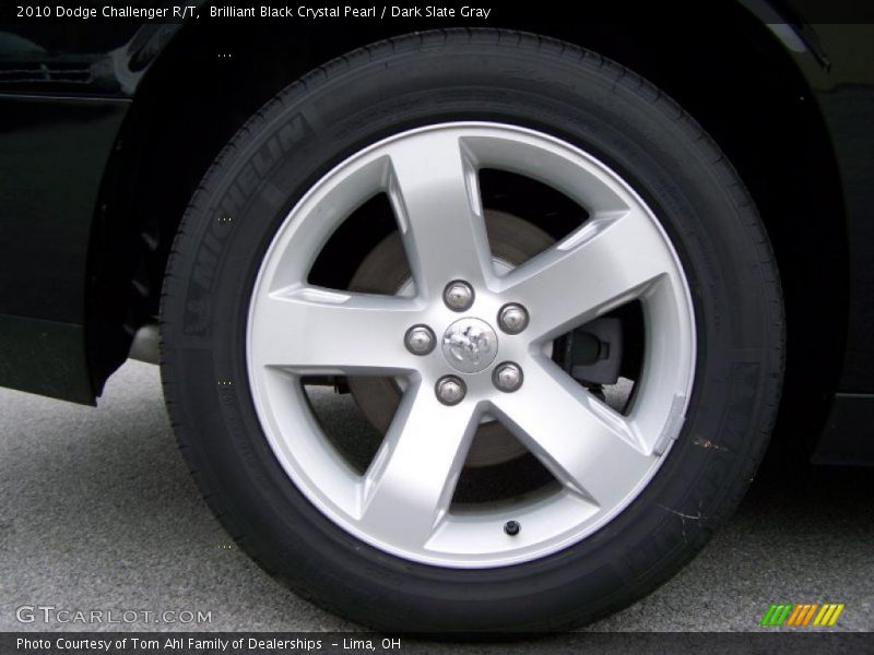 Brilliant Black Crystal Pearl / Dark Slate Gray 2010 Dodge Challenger R/T
