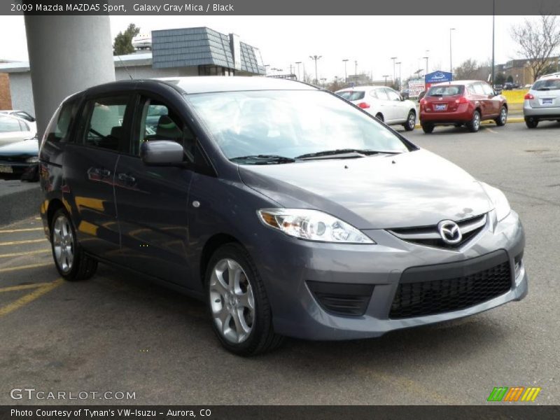 Galaxy Gray Mica / Black 2009 Mazda MAZDA5 Sport