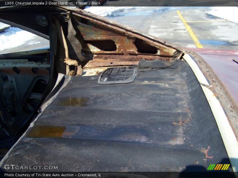 Primer / Black 1966 Chevrolet Impala 2 Door Hardtop
