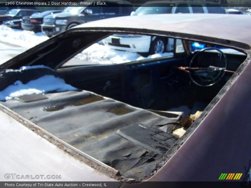 Primer / Black 1966 Chevrolet Impala 2 Door Hardtop