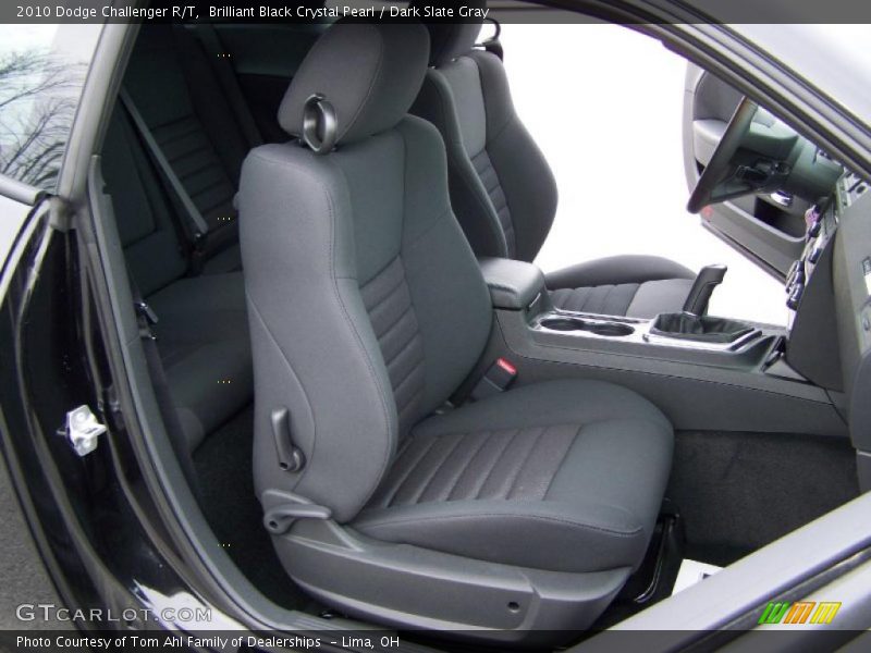 Brilliant Black Crystal Pearl / Dark Slate Gray 2010 Dodge Challenger R/T
