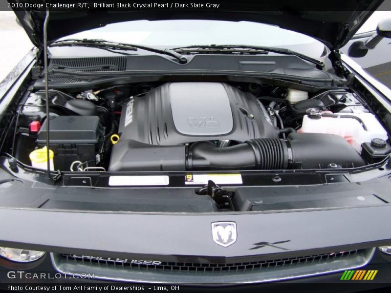 Brilliant Black Crystal Pearl / Dark Slate Gray 2010 Dodge Challenger R/T
