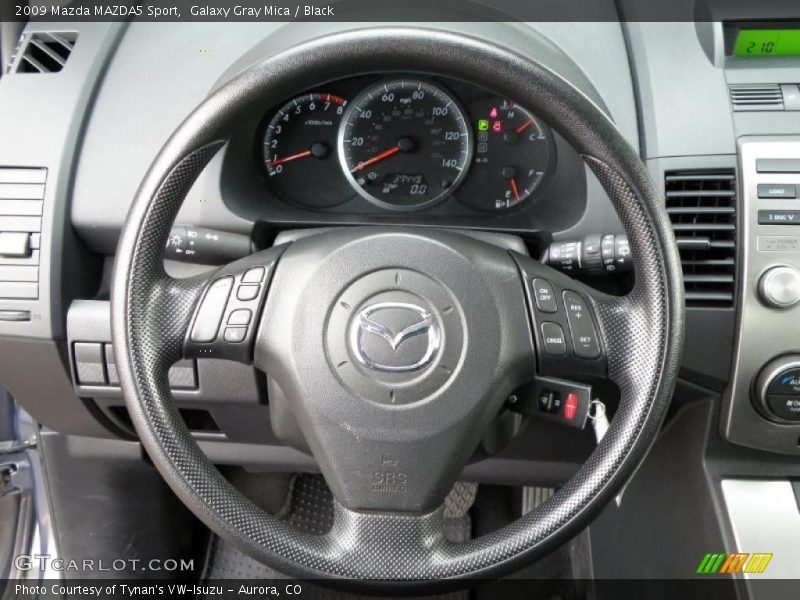 Galaxy Gray Mica / Black 2009 Mazda MAZDA5 Sport