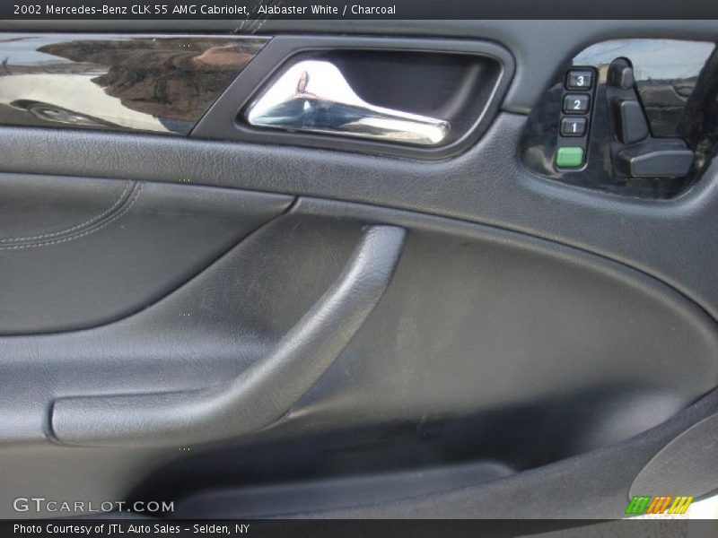 Alabaster White / Charcoal 2002 Mercedes-Benz CLK 55 AMG Cabriolet