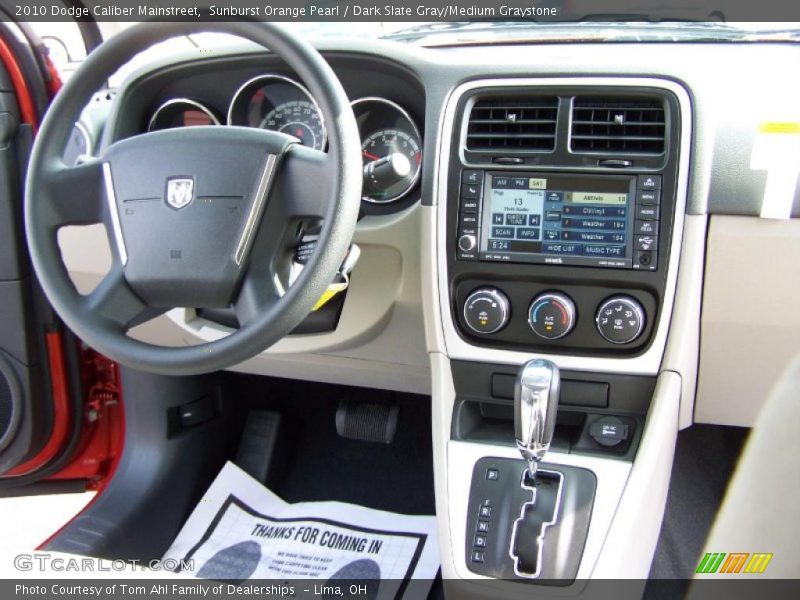 Sunburst Orange Pearl / Dark Slate Gray/Medium Graystone 2010 Dodge Caliber Mainstreet